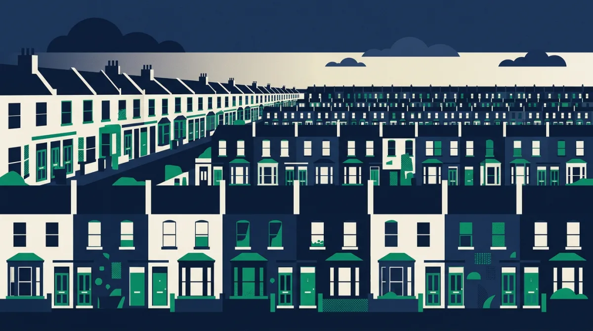 Freezer shares and the postcode where 31.6 households share one code