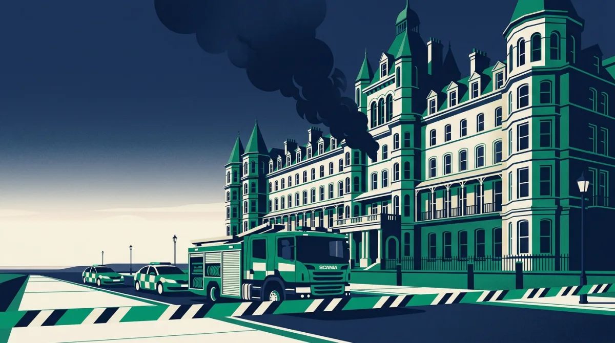 Suspicious Folkestone hotel fire spotlights ageing profile of seaside communities